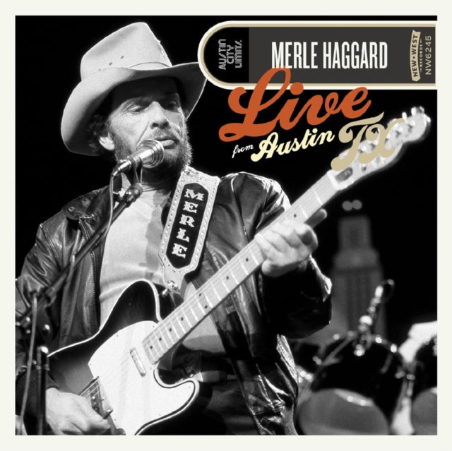 Merle Haggard - Live From Austin. Tx 85 (Black/Blue Marble Vinyl) (Vinyl)