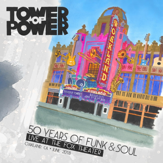 Tower Of Power - 50 Years Of Funk & Soul: Live At The Fox Theater - Oakland. Ca - June 2018 (CD + DVD)