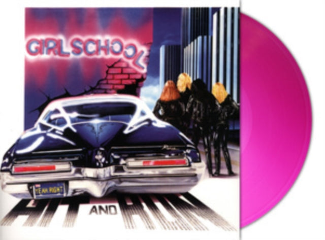 Girlschool - Hit And Run (Magenta Vinyl) (Vinyl)