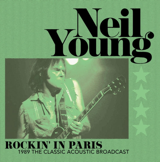 Neil Young - Rockin In Paris - 1989 The Classic Acoustic Broadcast (Green Vinyl) (Vinyl)