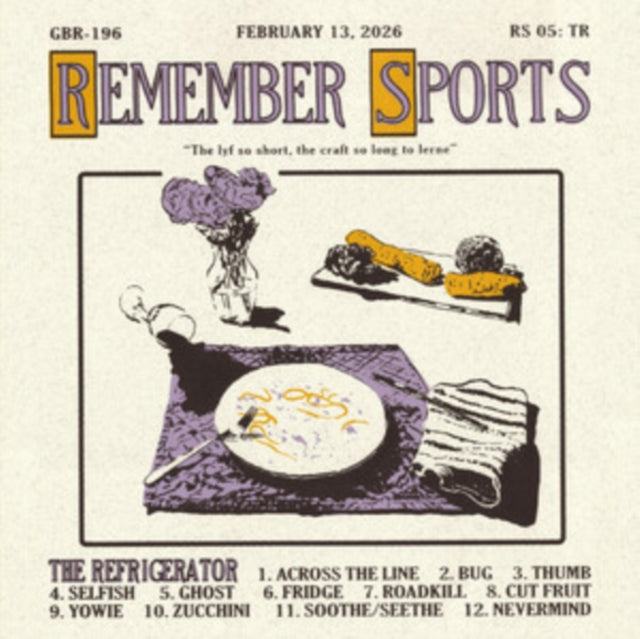 Remember Sports - The Refrigerator (Custard Opaque Vinyl) (Vinyl)