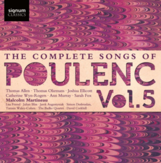 Allen / Oliemans / Martineau - Poulenc / The Complete Songs - Vol. 5 (CD)