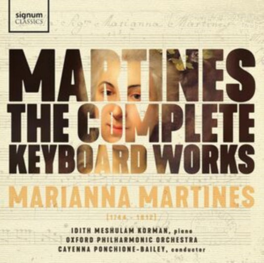 Oxford Philharmonic Orchestra / Cayenna Ponchione-Bailey / Idith Meshulam Korman - Martines: The Complete Keyboard Works (CD)