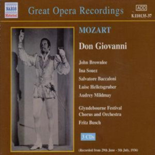 Glyndebourne Fest Orbusch - Mozartdon Giovanni (CD)