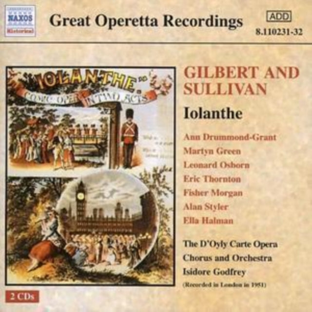 Doyly Carte Opera Cogodfrey - Gilbert And Sullivaniolanthe (CD)
