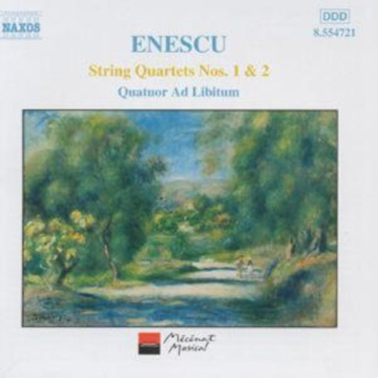 Quatuor Ad Libitum - Enescustring Quartets Nos 1 2 (CD)