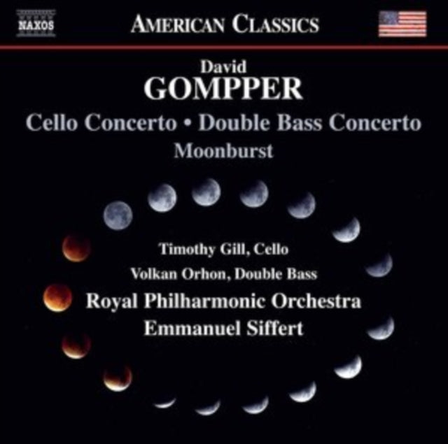 Orhon / Rpo / Siffert - David Gompper: Cello Concerto / Double Bass Concerto / Moonburst (CD)