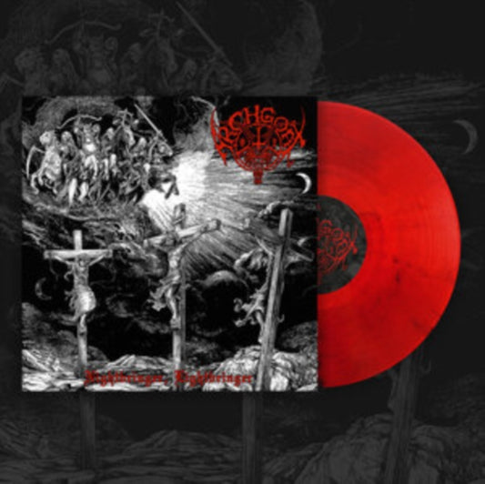 Archgoat - Nightbringer. Lightbringer Transparent (Red Smoke Vinyl) (Vinyl)