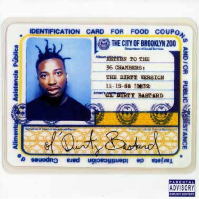 Ol Dirty Bastard - Return To The 36 Chambers (Vinyl)