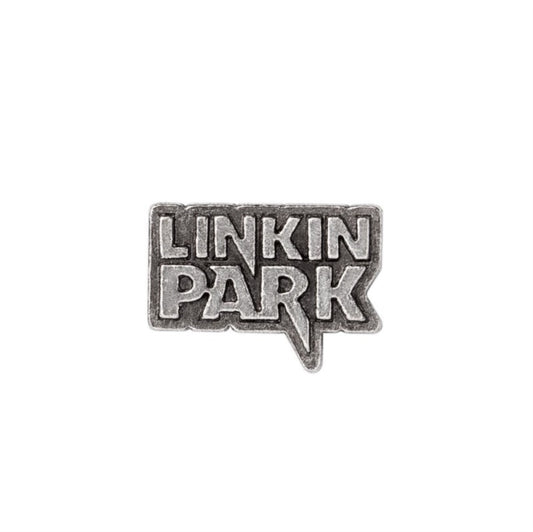 Linkin Park Lettering Logo Pin Badge (Badge Pin Metal)