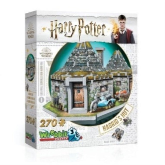 Harry Potter - Harry Potter: Hagrids Hut - 270 Piece 3D Jigsaw Puzzle (Jigsaw Puzzle)