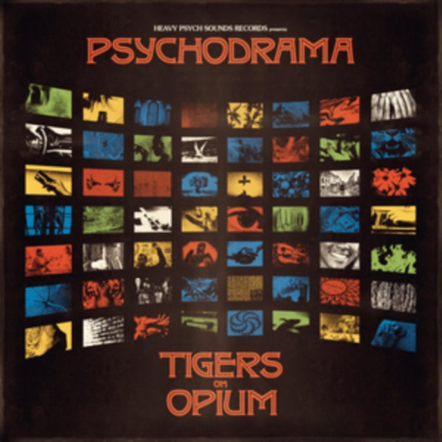 Tigers On Opium - Psychodrama (3 Colour Striped Blue/Black/Red Vinyl) (Vinyl)