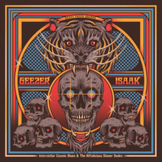 Geezer / Isaak - Interstellar Cosmic Blues & The Riffalicious Stoner Dudes (Transparent Red/Blue Splatter Vinyl) (Vinyl)