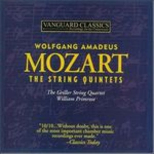 Griller String Quartet / William Primrose - Mozart: Quintets No.S 2-6. K406 / K515 / K516 / K593 / K614 / Adagio And Fugue For Strings In C Mino (CD)