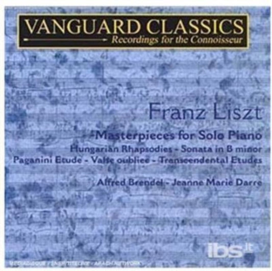 Brendel / Darre - Liszt:Piano Masterpieces (CD)