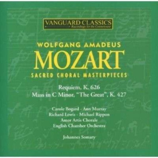 Carole Bogard / Ann Murray / Richard Lewis / Amor Artis Chorale / Eco / Johannes Somary - Mozart Choral Masters / Requiem / Mass In C (CD)