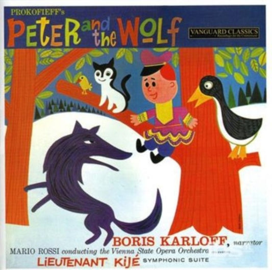 Boris Karloff. Vienna Symphony Orchaestra. Mario Rossi - Prokofiev: Peter And The Wolf Op. 67. Lieutenant Kije Suite. Op. 60 (CD)