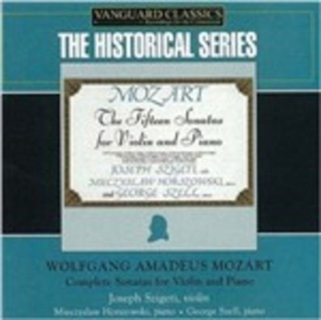 Szigeti-Horszowski-Szell - Mozart Violin Sons: K296. K301. K302. K303. K304. K305. K306. K376. K377. K378. K379. K380. K454. K4 (CD)