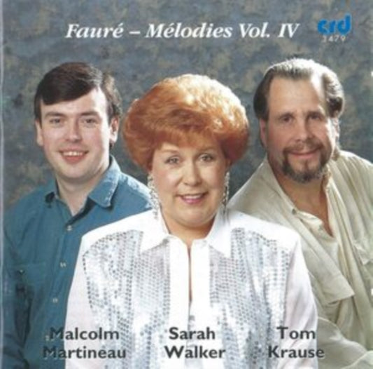 Sarah Walker / Martineau / Krause - Gabriel Faure: Melodies / Mirages / La Chanson DEve (CD)