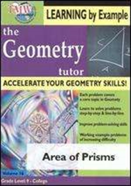 Geometry Tutor Area Of Prisms (DVD)