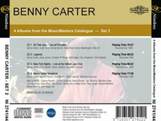Benny Carter - All That Jazz - Benny Carter Set 2 (CD)