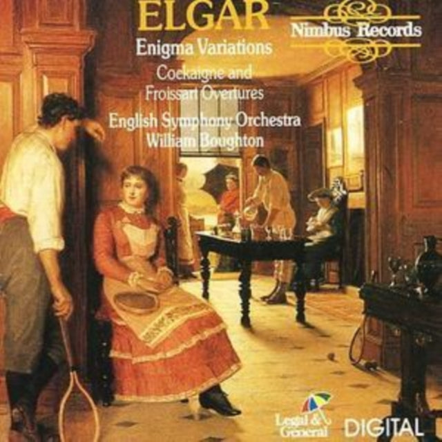 Edward Elgar - Enigma Variations And Overtures - William Boughton (CD)