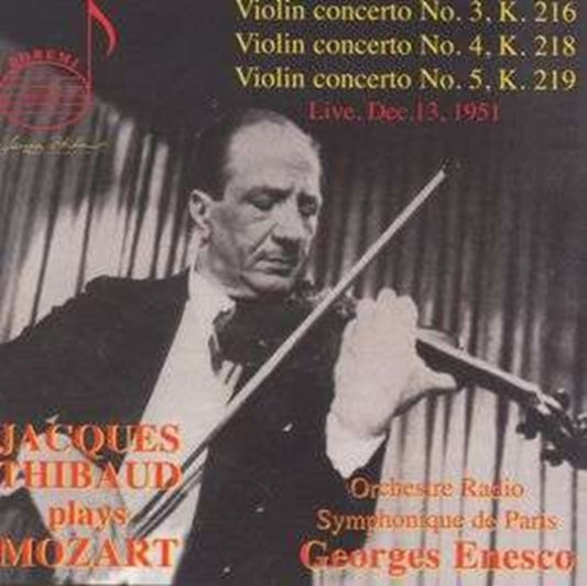 Jacques Thibaud - Plays Mozart (CD)