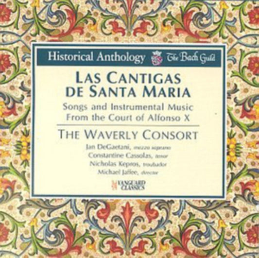 Waverly Consort - Las Cantigas De Sanata Maria (Spanish Medieval Canticles) (CD)