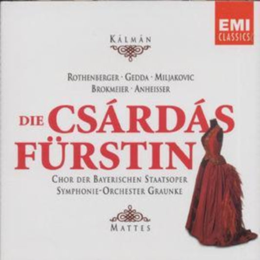 Nicolai Gedda-Bayerischen Staatsopera Munich - Kalman: The Gipsy Princess (CD)