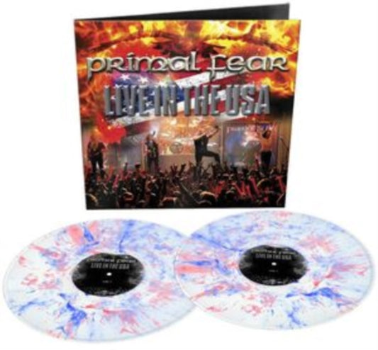 Primal Fear - Live In The USA (White/Blue/Red Marbled Vinyl) (Vinyl)