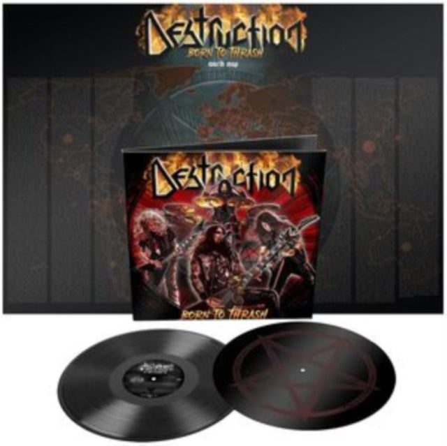 Destruction - Born To Thrash (Live In Germany) (Side D Silk-Printed) (Vinyl)
