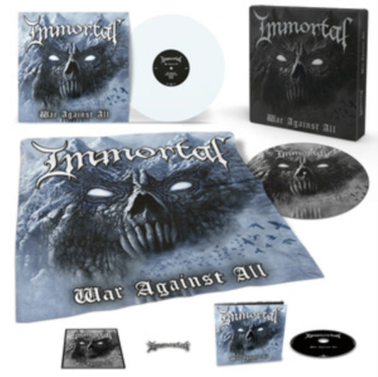 Immortal - War Against All (Polar White Vinyl) +Flag +Pin +Patch +Slipmat) (Vinyl + CD)