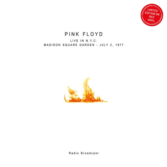 Pink Floyd - Live In N.Y.C. Madison Square Garden - July 2. 1977 (Red Vinyl) (Vinyl)
