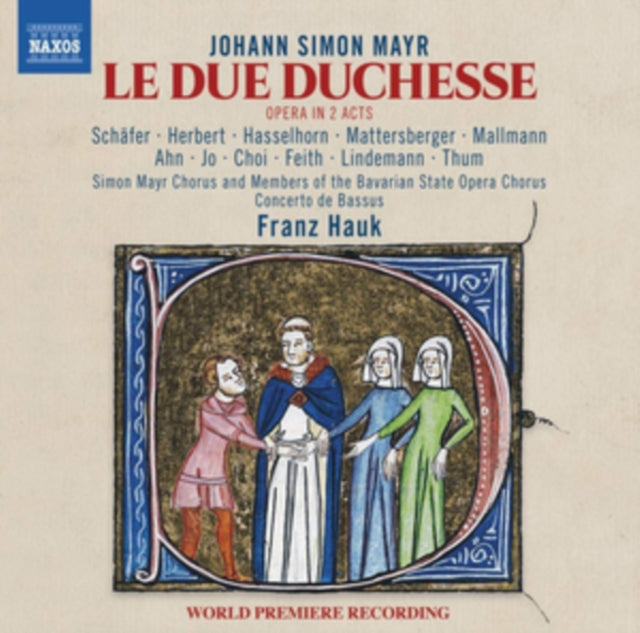 Concerto De Bassus / Hauk - Johann Simon Mayr: Le Due Duchesse (CD)
