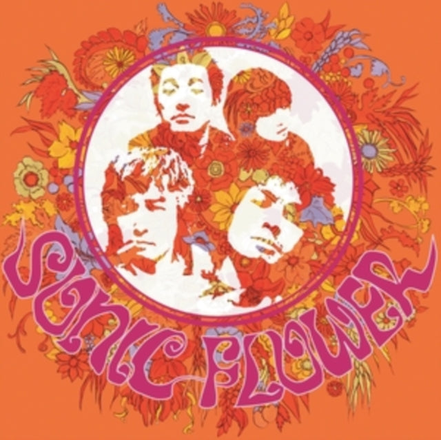 Sonic Flower - Sonic Flower (Orange Transparent Background Red Splatter Vinyl) (Vinyl)