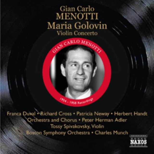 G. C. Menotti - Maria Golovin / Violinkonze (CD)