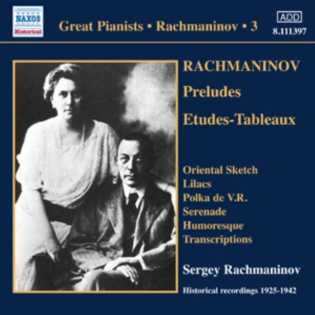 Sergei Rachmaninov - Rachmaninovsolo Piano Recordings 3 (CD)