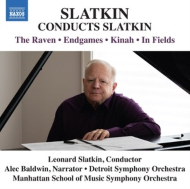 Detroit So / Slatkin - Leonard Slatkin Conducts Slatkin - The Raven / Endgames / Kinah / In Fields (CD)