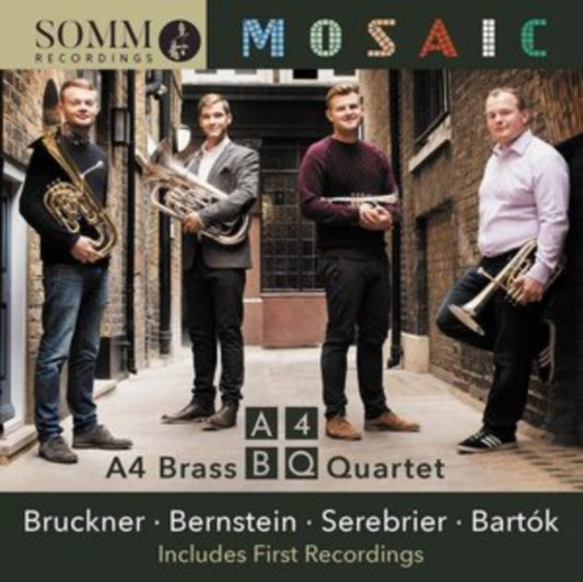A4 Brass Quartet - Jose Serebrier / Leonard Bernstein / Jonathan Bates / Bela Bartok / Joseph Kosma / Christian Overhead / Percy Grainger Daniel Hall... (CD)