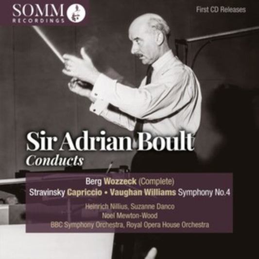 Bbc So / Boult - Sir Adrian Boult Conducts Bergs Wozzeck / Stravinskys Capriccio And Vaughan Williams Symphony No. 4 (CD)