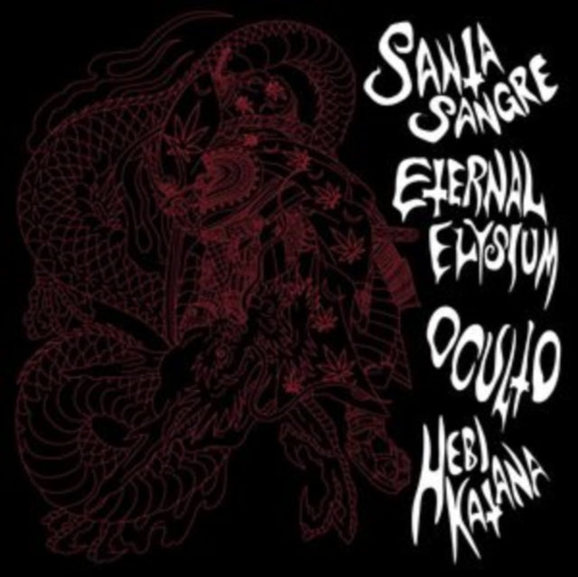 Santa Sangre & Eternal Elysium & Oculto & Hebi Katana - Split (Red Marbled Vinyl) (Vinyl)