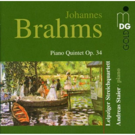 Leipzig String Quartet/Staier - Brahms/Piano Quintet Op 34 (CD)