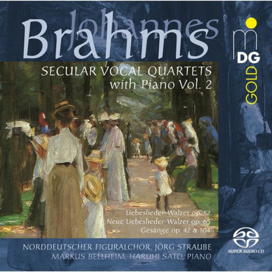 Norddeutscher Figuralchor / Jorg Straube / Haruhi Sato & Marku - Johannes Brahms: Secular Vocal Quartets With Piano Vol. 2 (CD)