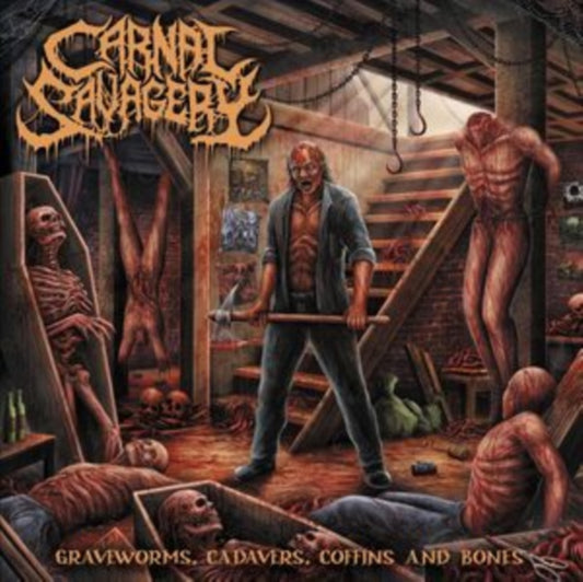 Carnal Savagery - Graveworms. Cadavers. Coffins And Bones (CD)