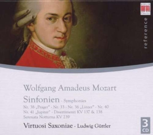 Ludwig Guttler - Mozart:Sinf.38 . 33 . 36 . 40 . 41 (CD)