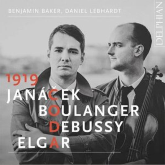 Benjamin Baker / Daniel Lebhardt - 1919 Coda Janacek / Boulanger / Debussy / Elgar (CD)