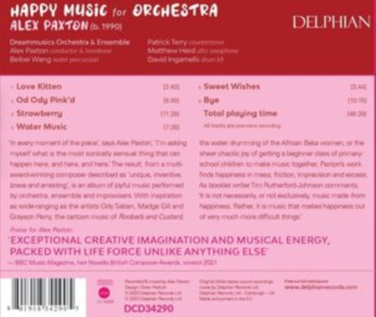 Alex Paxton - Happy Music For Orchestra (CD)