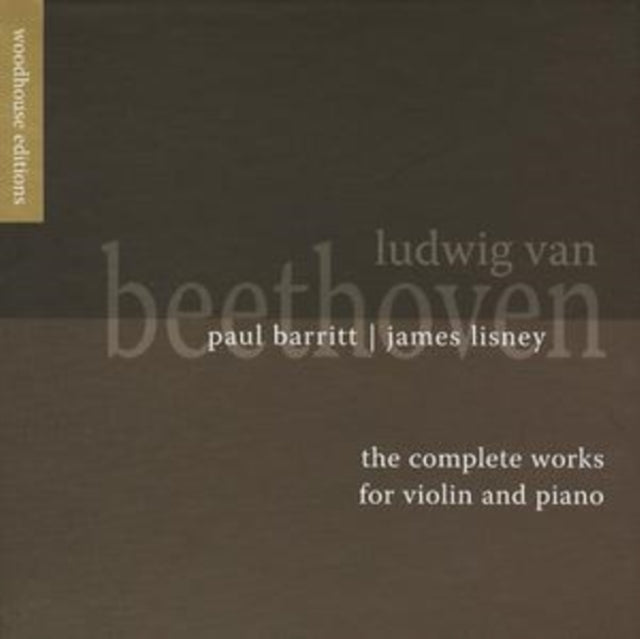 Paul Barritt & James Lisney - Beethoven Complete Works For Violin & Pi (CD)