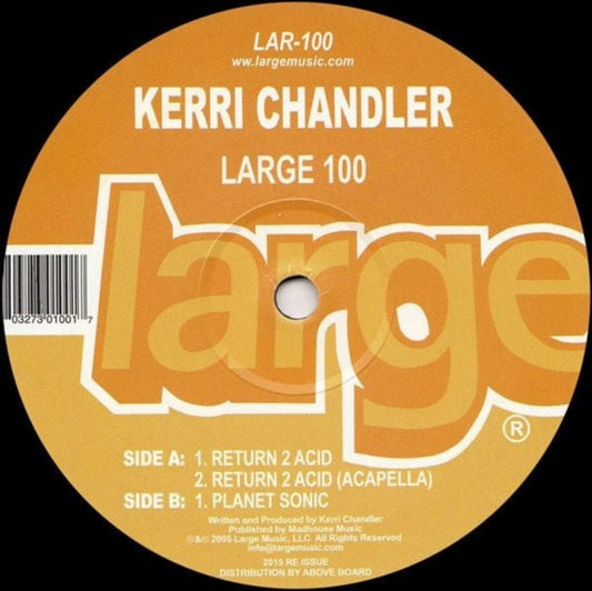 Kerri Chandler - Return 2 Acid (Vinyl Single)