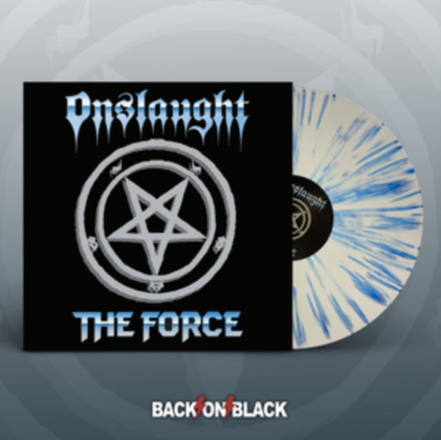 Onslaught - The Force (White/Blue Splatter Vinyl) (Vinyl)